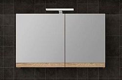 ΚΑΘΡΕΠΤΗΣ NRS 80X60CM L.HICKORY ΜΕ ΝΤΟΥΛΑΠΙ ΣΤΟ ΠΙΣΩ ΜΕΡΟΣ ΚΑΙ ΦΩΤΙΣΤΙΚΟ