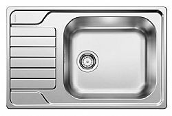 BLANCO DINAS XL 6 S COMPACT (78X50) 525121 - ΝΕΡΟΧΥΤΗΣ INOX ΛΕΙΟΣ ΕΝΘΕΤΟΣ ΑΝΤΙΣΤΡΕΦΟΜΕΝΟΣ