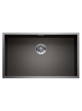 BLANCO ZEROX 700-U DARK STEEL (74x44) 526244 - ΝΕΡΟΧΥΤΗΣ ΥΠΟΚΑΘΗΜΕΝΟΣ ΑΝΟΞΕΙΔΩΤΟ ΑΤΣΑΛΙ GERMANY