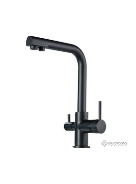 EURORAMA FILTER TAP 13534F-400 - ΜΠΑΤΑΡΙΑ ΚΟΥΖΙΝΑΣ ΜΑΥΡΟ ΜΑΤ ΜΕ ΕΞΟΔΟ ΦΙΛΤΡΟΥ ΝΕΡΟΥ