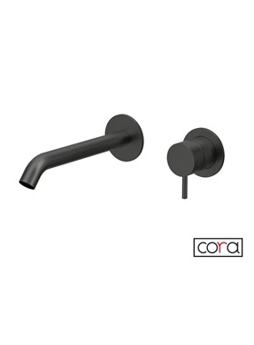 CORA COSMO 316L 6118-411 - ΜΠΑΤΑΡΙΑ ΝΙΠΤΗΡΟΣ ΕΝΤΟΙΧΙΣΜΕΝΗ 2 ΟΠΩΝ PVD BLACK BRUSHED