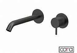 CORA COSMO 316L 6118-411 - ΜΠΑΤΑΡΙΑ ΝΙΠΤΗΡΟΣ ΕΝΤΟΙΧΙΣΜΕΝΗ 2 ΟΠΩΝ PVD BLACK BRUSHED