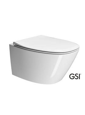 GSI MODO PLUS SWIRL 841500SC-300 - ΛΕΚΑΝΗ ΚΡΕΜΑΣΤΗ (54cm) SLIM SOFT CLOSE - MADE IN ITALY