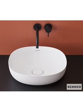 SCHOCK MINERALICAST S LIGHT 68502-301 - ΝΙΠΤΗΡΑΣ 39x39cm ΕΠΙΤΡΑΠΕΖΙΟΣ WHITE MAT