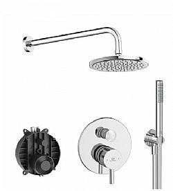IDEAL STANDARD CERALINE BD192AA ΣΕΤ ΕΝΤΟΙΧΙΣΜΟΥ 2 ΕΞΟΔΩΝ ΧΡΩΜΕ (ΝΤΟΥΣ ΧΕΙΡΟΣ,ΚΕΦΑΛΗ ΤΟΙΧΟΥ)