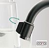 CORA FILTER SPOUT 13504-410 - BLACK BRUSHED ΣΤΟΜΙΟ ΓΙΑ ΦΙΛΤΡΟ ΝΕΡΟΥ