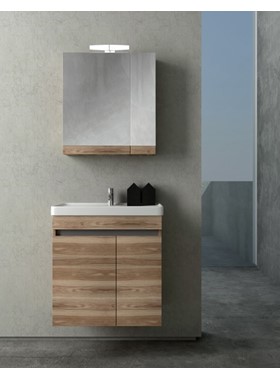 ΕΠΙΠΛΟ ΜΠΑΝΙΟΥ CITTA 60Χ38CM ΠΛΗΡΕΣ ΣΕ ΧΡΩΜΑ POSITANO MDF