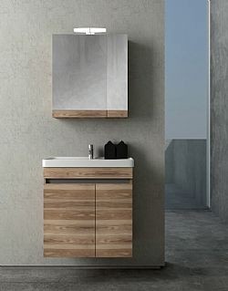 ΕΠΙΠΛΟ ΜΠΑΝΙΟΥ CITTA 60Χ38CM ΠΛΗΡΕΣ ΣΕ ΧΡΩΜΑ POSITANO MDF