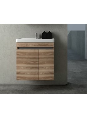 ΒΑΣΗ ΕΠΙΠΛΟΥ ΜΠΑΝΙΟΥ CITTA 60Χ38CM ΣΕ ΧΡΩΜΑ POSITANO MDF ΜΕ ΝΙΠΤΗΡΑ