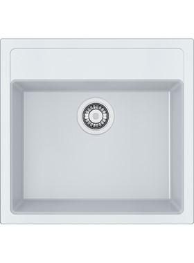 FRANKE TECTONITE SIRIUS 610-49 (56x53cm) POLAR WHITE - ΝΕΡΟΧΥΤΗΣ ΣΥΝΘΕΤΙΚΟΣ