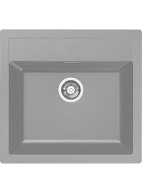 FRANKE TECTONITE SIRIUS 610-49 (56x53cm) URBAN GREY - ΝΕΡΟΧΥΤΗΣ ΣΥΝΘΕΤΙΚΟΣ