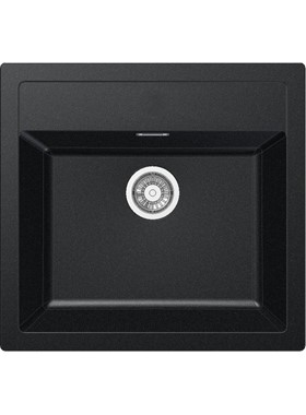 FRANKE TECTONITE SIRIUS 610-49 (56x53cm) CARBON BLACK - ΝΕΡΟΧΥΤΗΣ ΣΥΝΘΕΤΙΚΟΣ