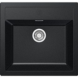 FRANKE TECTONITE SIRIUS 610-49 (56x53cm) CARBON BLACK - ΝΕΡΟΧΥΤΗΣ ΣΥΝΘΕΤΙΚΟΣ