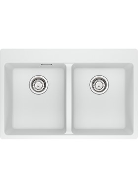 FRANKE CENTRO 620-34-34 (76x50cm) POLAR WHITE - ΝΕΡΟΧΥΤΗΣ ΓΡΑΝΙΤΕΝΙΟΣ