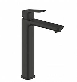 GROHE CUBEO 1017292430 - ΜΠΑΤΑΡΙΑ ΝΙΠΤΗΡΟΣ ΕΠΙΤΡΑΠΕΖΙΑ ΜΑΥΡΟ ΜΑΤ