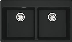 FRANKE CENTRO 620-39-39 (86x50cm) BLACK - ΝΕΡΟΧΥΤΗΣ ΓΡΑΝΙΤΕΝΙΟΣ