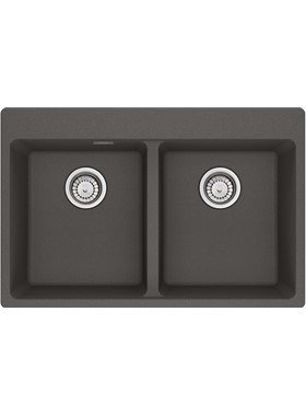 FRANKE CENTRO 620-34-34 (76x50cm) SLATE GREY - ΝΕΡΟΧΥΤΗΣ ΓΡΑΝΙΤΕΝΙΟΣ