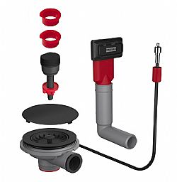 ΣΕΤ ΑΥΤΟΜΑΤΗΣ ΒΑΛΒΙΔΑΣ ΥΠΕΡΧΕΙΛΙΣΗΣ FRANKE BLACK MATT 112.0658.446