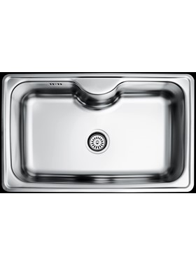 FORTINOX ARENA 22080-112 (80x50) - ΝΕΡΟΧΥΤΗΣ INOX ΣΑΓΡΕ ΕΝΘΕΤΟΣ