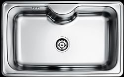 FORTINOX ARENA 22080-112 (80x50) - ΝΕΡΟΧΥΤΗΣ INOX ΣΑΓΡΕ ΕΝΘΕΤΟΣ