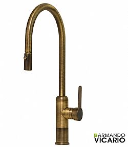 ARMANDO VICARIO LUMIERE 400785-221 - ΜΠΑΤΑΡΙΑ ΚΟΥΖΙΝΑΣ ΜΕ ΝΤΟΥΣ BRONZE ANTIQUE BRASS