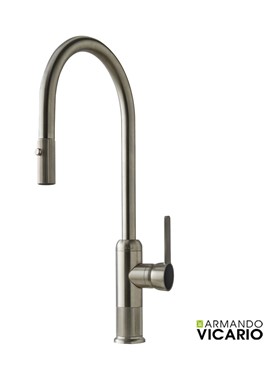 ARMANDO VICARIO LUMIERE 400785-110 - ΜΠΑΤΑΡΙΑ ΚΟΥΖΙΝΑΣ ΜΕ ΝΤΟΥΣ INOX FINISH