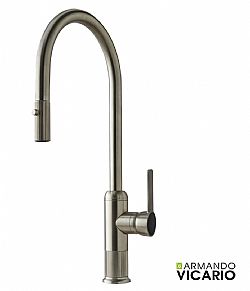 ARMANDO VICARIO LUMIERE 400785-110 - ΜΠΑΤΑΡΙΑ ΚΟΥΖΙΝΑΣ ΜΕ ΝΤΟΥΣ INOX FINISH