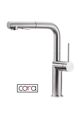 CORA 63609-111 INOX - ΜΠΑΤΑΡΙΑ ΚΟΥΖΙΝΑΣ ΜΕ ΝΤΟΥΣ 2 ΡΟΩΝ