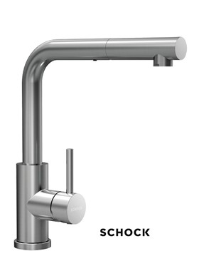 SCHOCK KANTUS 534120-110 INOX - ΜΠΑΤΑΡΙΑ ΚΟΥΖΙΝΑΣ ΜΕ ΝΤΟΥΣ 