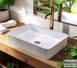 BIANCO CERAMICA SENTO 34760 - ΝΙΠΤΗΡΑΣ ΠΟΡΣΕΛΑΝΗΣ 54,5x37cm ΕΠΙΤΡΑΠΕΖΙΟΣ
