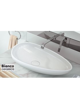 BIANCO CERAMICA MONZA 31140 - ΝΙΠΤΗΡΑΣ ΠΟΡΣΕΛΑΝΗΣ 58x37cm ΕΠΙΤΡΑΠΕΖΙΟΣ