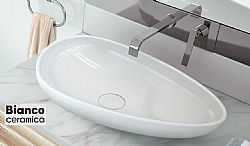 BIANCO CERAMICA MONZA 31140 - ΝΙΠΤΗΡΑΣ ΠΟΡΣΕΛΑΝΗΣ 58x37cm ΕΠΙΤΡΑΠΕΖΙΟΣ