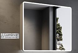 ΚΑΘΡΕΠΤΗΣ-ΝΤΟΥΛΑΠΙ LUMINOR KUBI 80x70cm ΜΕ ΦΩΤΙΣΜΟ ΕΜΠΡΟΣ/ΚΑΤΩ/ΕΣΩΤΕΡΙΚΑ