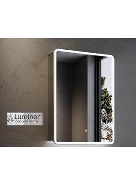 ΚΑΘΡΕΠΤΗΣ-ΝΤΟΥΛΑΠΙ LUMINOR FAROS 50x70cm ΜΕ ΦΩΤΙΣΜΟ ΕΜΠΡΟΣ/ΚΑΤΩ/ΕΣΩΤΕΡΙΚΑ