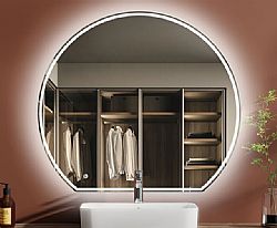 ΑΝΤΙΘΑΜΒΩΤΙΚΟΣ ΚΑΘΡΕΠΤΗΣ LUMINOR MOON Φ110cm ΜΕ ΦΩΤΙΣΜΟ ΕΜΠΡΟΣ/ΠΙΣΩ