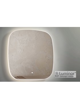 ΑΝΤΙΘΑΜΒΩΤΙΚΟΣ ΚΑΘΡΕΠΤΗΣ LUMINOR FRES 70x70cm ΜΕ ΦΩΤΙΣΜΟ ΠΕΡΙΜΕΤΡΙΚΟ