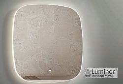 ΑΝΤΙΘΑΜΒΩΤΙΚΟΣ ΚΑΘΡΕΠΤΗΣ LUMINOR FRES 70x70cm ΜΕ ΦΩΤΙΣΜΟ ΠΕΡΙΜΕΤΡΙΚΟ