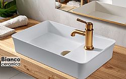 BIANCO CERAMICA LINA 34790 - ΝΙΠΤΗΡΑΣ ΠΟΡΣΕΛΑΝΗΣ 64x39,5cm ΕΠΙΤΡΑΠΕΖΙΟΣ