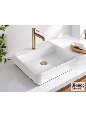 BIANCO CERAMICA RONA 35980 - ΝΙΠΤΗΡΑΣ ΠΟΡΣΕΛΑΝΗΣ 45x45cm ΕΠΙΤΡΑΠΕΖΙΟΣ