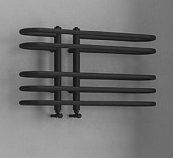 KARAG DORA 70X40 cm - ΘΕΡΜΑΝΤΙΚΟ ΣΩΜΑ ΜΠΑΝΙΟΥ ΜΑΥΡΟ ΜΑΤ