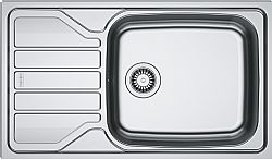 FRANKE FLASH LINE FLN 611-86/50 (86x50cm) - ΝΕΡΟΧΥΤΗΣ ΛΕΙΟΣ INOX ΕΝΘΕΤΟΣ ΑΝΤΙΣΤΡΕΦΟΜΕΝΟΣ