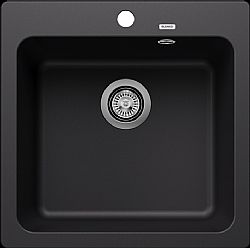 BLANCO NAYA 5 (51.5x50cm) BLACK - ΝΕΡΟΧΥΤΗΣ ΓΡΑΝΙΤΕΝΙΟΣ ΕΝΘΕΤΟΣ