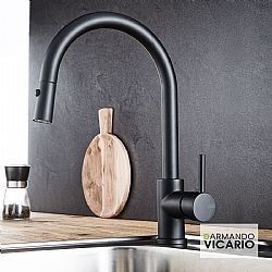 ARMANDO VICARIO 18780-400 BLACK MAT - ΜΠΑΤΑΡΙΑ ΚΟΥΖΙΝΑΣ ΜΕ ΝΤΟΥΣ 2 ΡΟΩΝ