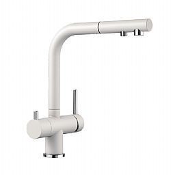 BLANCO FONTAS-S II 526947 SOFT WHITE - ΜΠΑΤΑΡΙΑ ΚΟΥΖΙΝΑΣ ΜΕ ΝΤΟΥΣ KAI ΕΞΟΔΟ ΦΙΛΤΡΟΥ