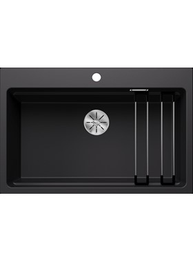 BLANCO ETAGON 8 (78x51cm) BLACK - ΝΕΡΟΧΥΤΗΣ ΓΡΑΝΙΤΕΝΙΟΣ ΕΝΘΕΤΟΣ 525893