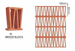 ΚΛΩΣΤΡΑ ΚΕΡΑΜΙΚΟ BREEZE BLOCK W - CLOSTRA  18,5X26,1X7cm