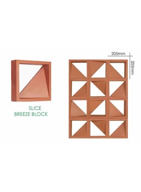 ΚΛΩΣΤΡΑ ΚΕΡΑΜΙΚΟ BREEZE BLOCK SLICE - CLOSTRA  20,5X20,5X6,2cm