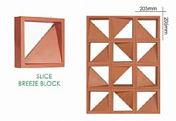 ΚΛΩΣΤΡΑ ΚΕΡΑΜΙΚΟ BREEZE BLOCK SLICE - CLOSTRA  20,5X20,5X6,2cm