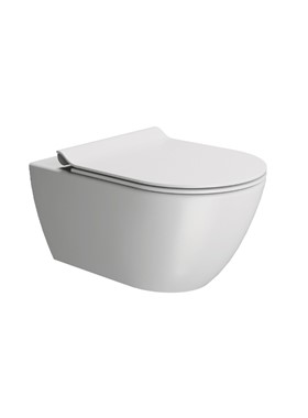 GSI PURA SWIRL 881500SC-301 ΛΕΚΑΝΗ ΚΡΕΜΑΣΤΗ (55cm) WHITE MATT MADE IN ITALY