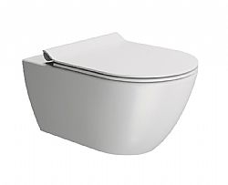 GSI PURA SWIRL 881500SC-301 ΛΕΚΑΝΗ ΚΡΕΜΑΣΤΗ (55cm) WHITE MATT MADE IN ITALY
